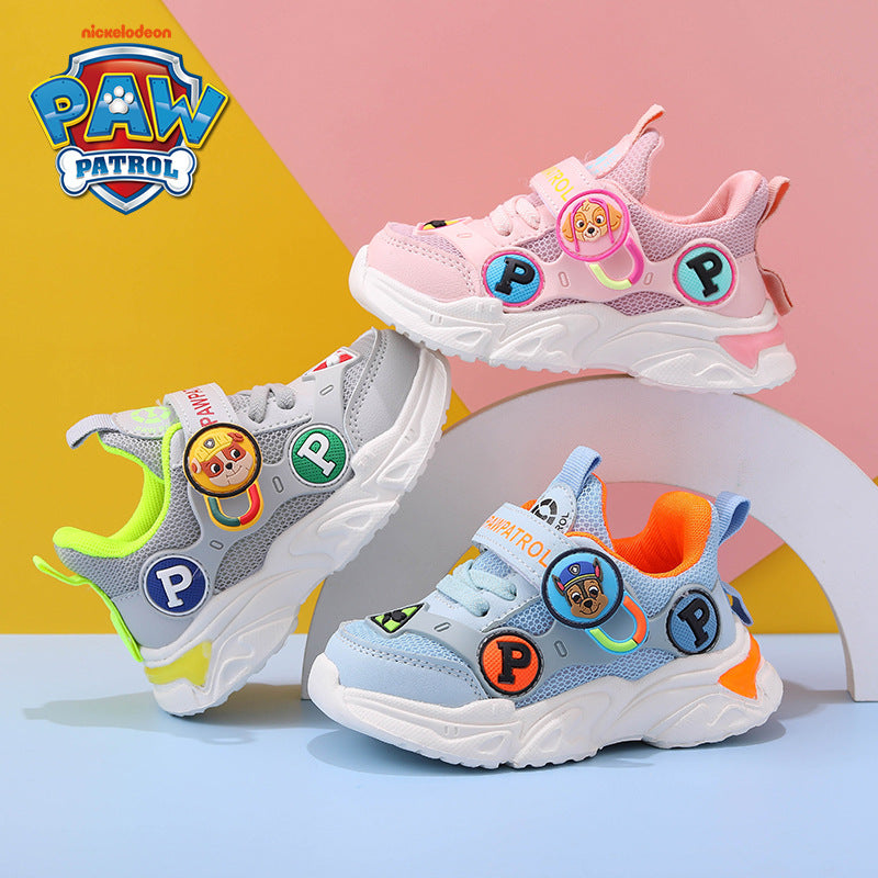 Paw Patrol Cartoon Breathable Toddler Sneakers Non-LED