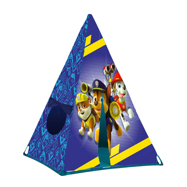 Idea Nuova Nickelodeon Paw Patrol Chase Marshall and Rubble Play Tent for Kids Blue